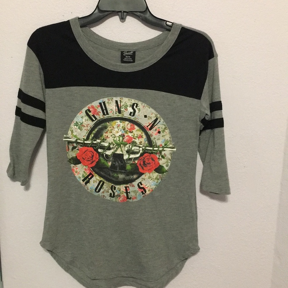 Guns and Roses GNR baseball Graphic Tee